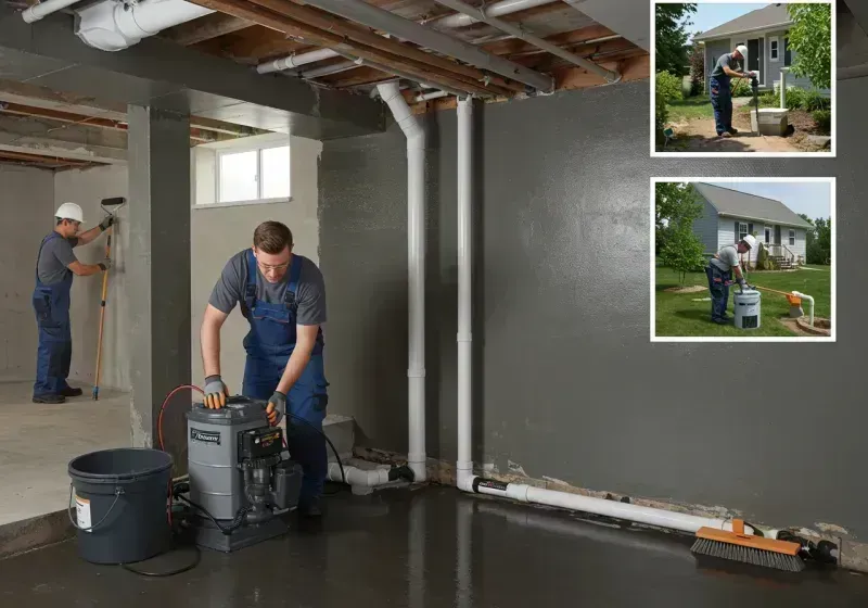 Basement Waterproofing and Flood Prevention process in Converse, IN